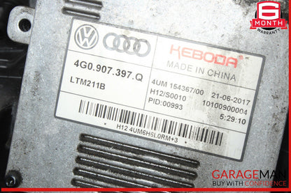16-18 Audi S6 Front Right Headlight Lamp Assembly OEM