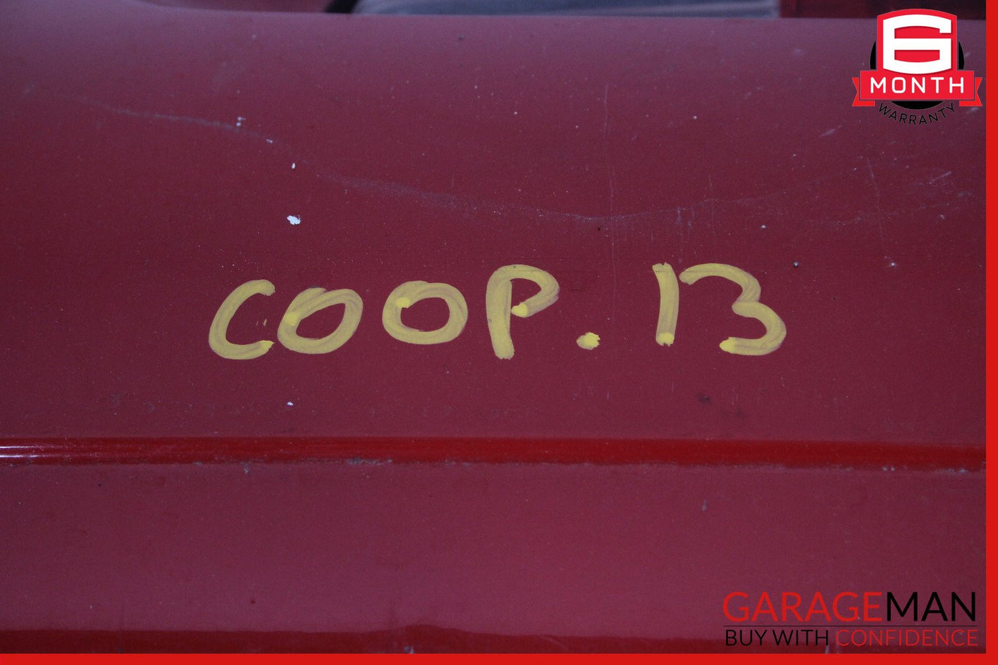 11-15 Mini Cooper Rear Bumper Cover Red OEM