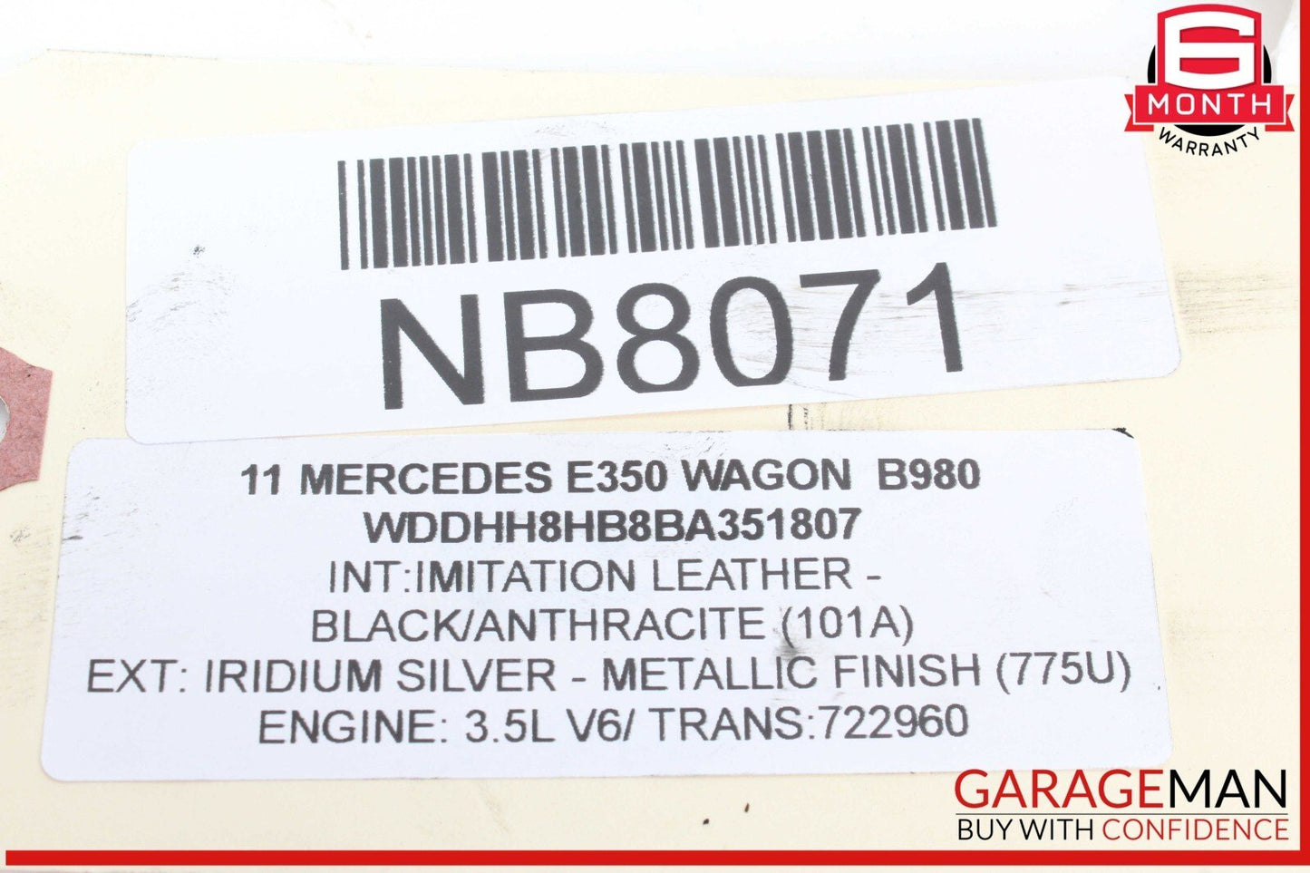 10-16 Mercedes W212 E350 Wagon Front Left Side Wheel Spindle Knuckle Hub Bearing