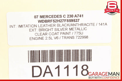 03-08 Mercedes W203 C230 E550 Sirius Satellite Radio Receiver 1698270162 OEM