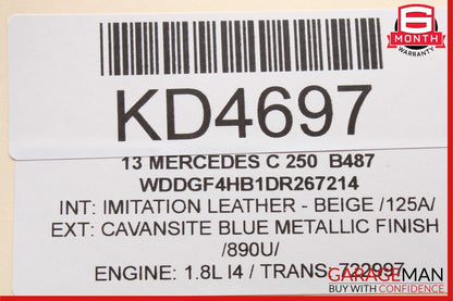 12-14 Mercedes W204 C250 C300 C350 Speedometer Odometer Instrument Cluster Gauge