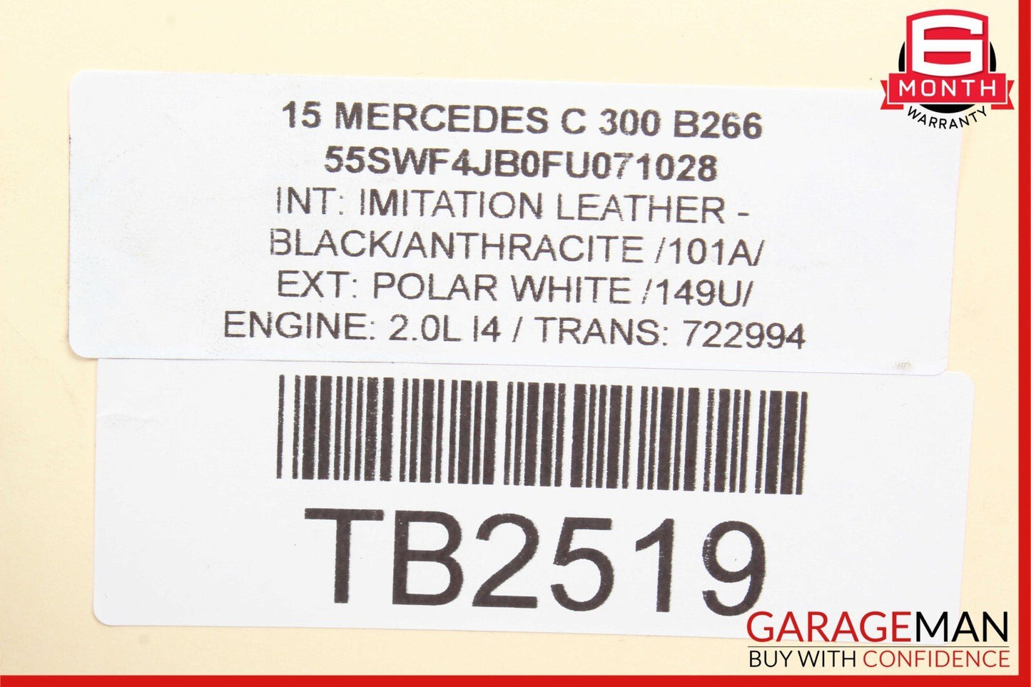 15-20 Mercedes W205 C300 C350e Front Left & Right Side Brake Rotor Disc Set of 2