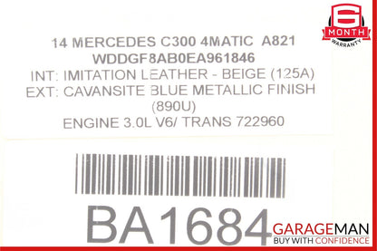 14-15 Mercedes C300 C350 GLK350 Voice Phone Communication Control Module Unit