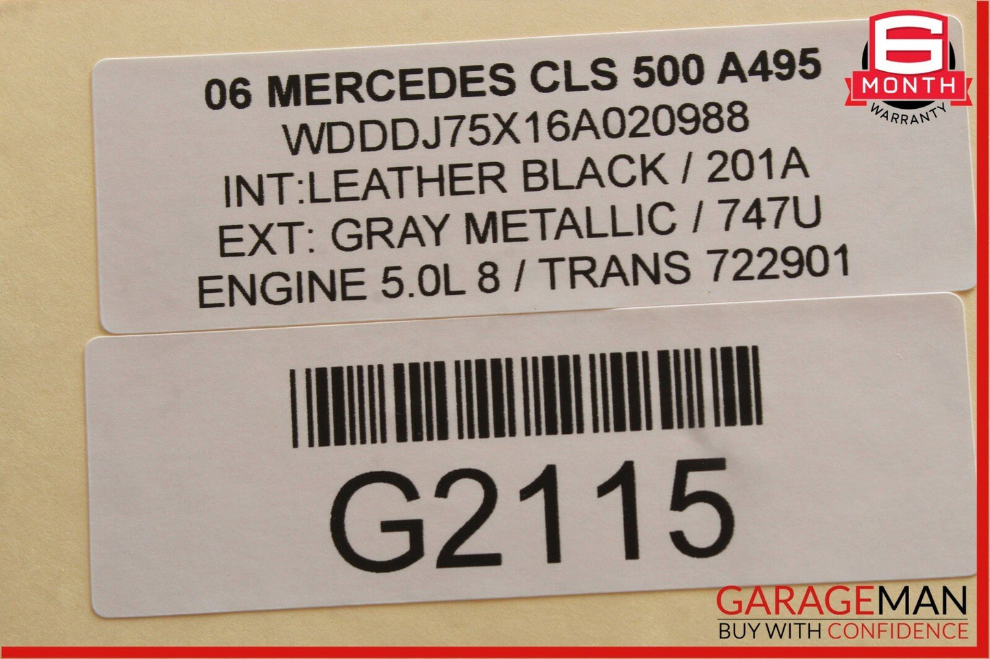 03-06 Mercedes CLS500 E320 Front Right Side Seatbelt Seat Belt Retractor Black
