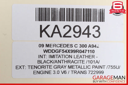 08-14 Mercedes W204 C300 C250 C350 Floor Gear Shifter Shift Selector Box OEM