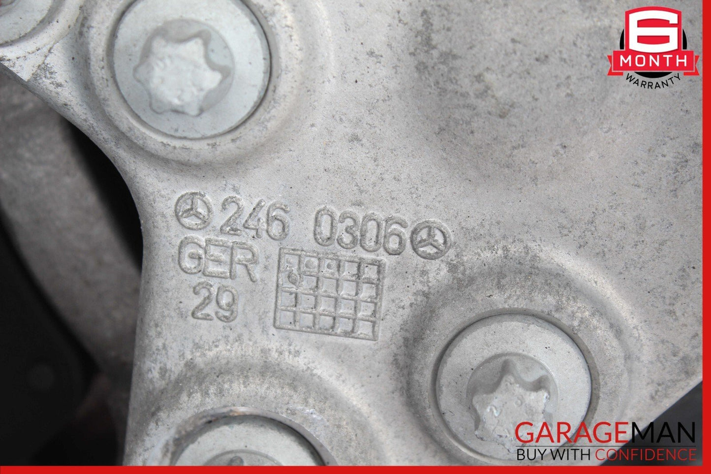 14-19 Mercedes W117 CLA250 Rear Left Spindle Knuckle Hub Rotor Disc w/ Caliper