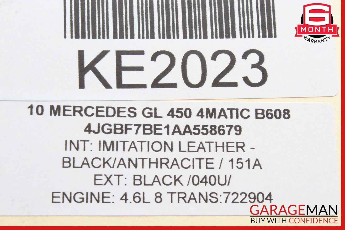 06-12 Mercedes X164 GL450 ML450 Hazard Control Switch Panel 1648709210 OEM