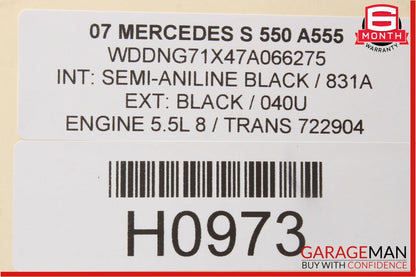 07-13 Mercedes W221 S550 S600 S63 AMG Communication Bluetooth Control Module OEM