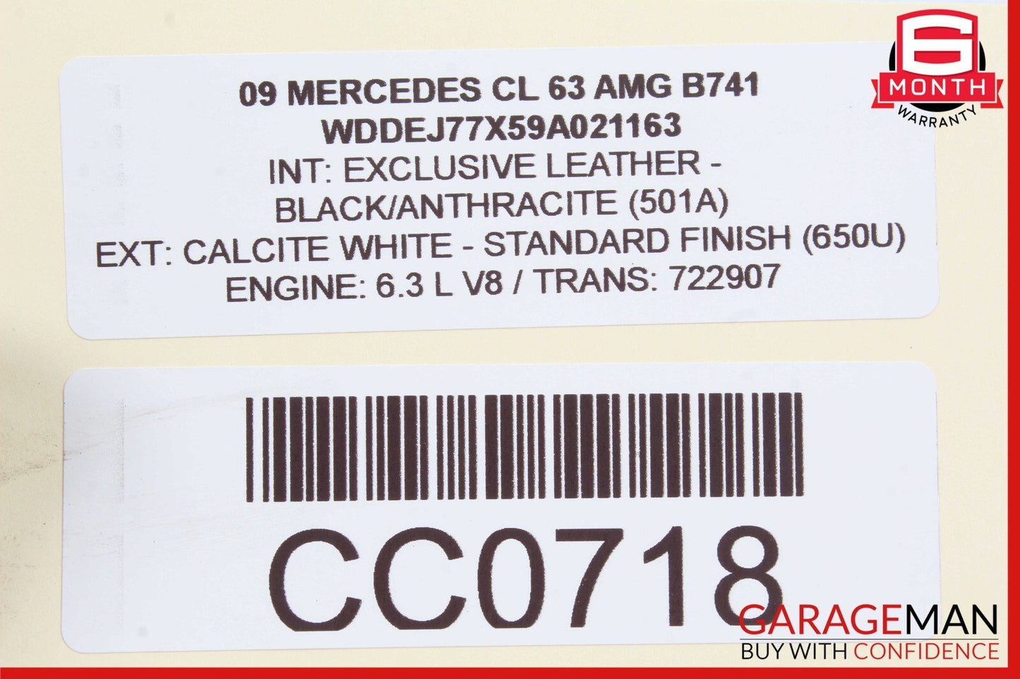 07-14 Mercedes W221 S400 S550 CL63 AMG Rear Left Side Lower Thrust Control Arm