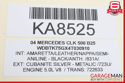 03-09 Mercedes W209 CLK500 C350 Rear Door Audio Sound Speaker Set of 2 Pc