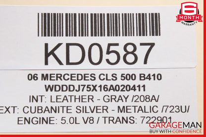 06-11 Mercedes W219 CLS500 CLS550 Front Right Side Exterior Door Handle OEM