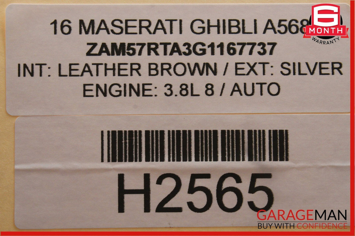 14-17 Maserati Ghibli Dash Display Bezel Frame Air Vent Trim Grille Assembly