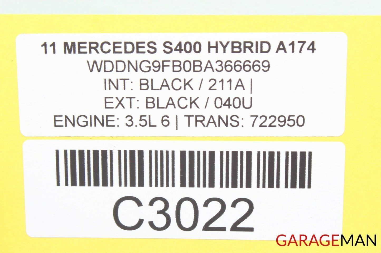 10-13 Mercedes W221 S400 Hybrid 3.5L V6 Alternator 180 Amp 0141542802 OEM