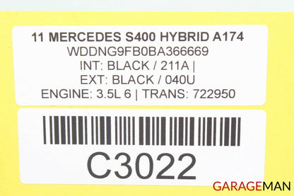 10-13 Mercedes W221 S400 Hybrid 3.5L V6 Alternator 180 Amp 0141542802 OEM