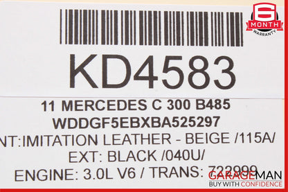 08-14 Mercedes W204 C250 C300 Front Left Exterior Door Handle Assembly Black