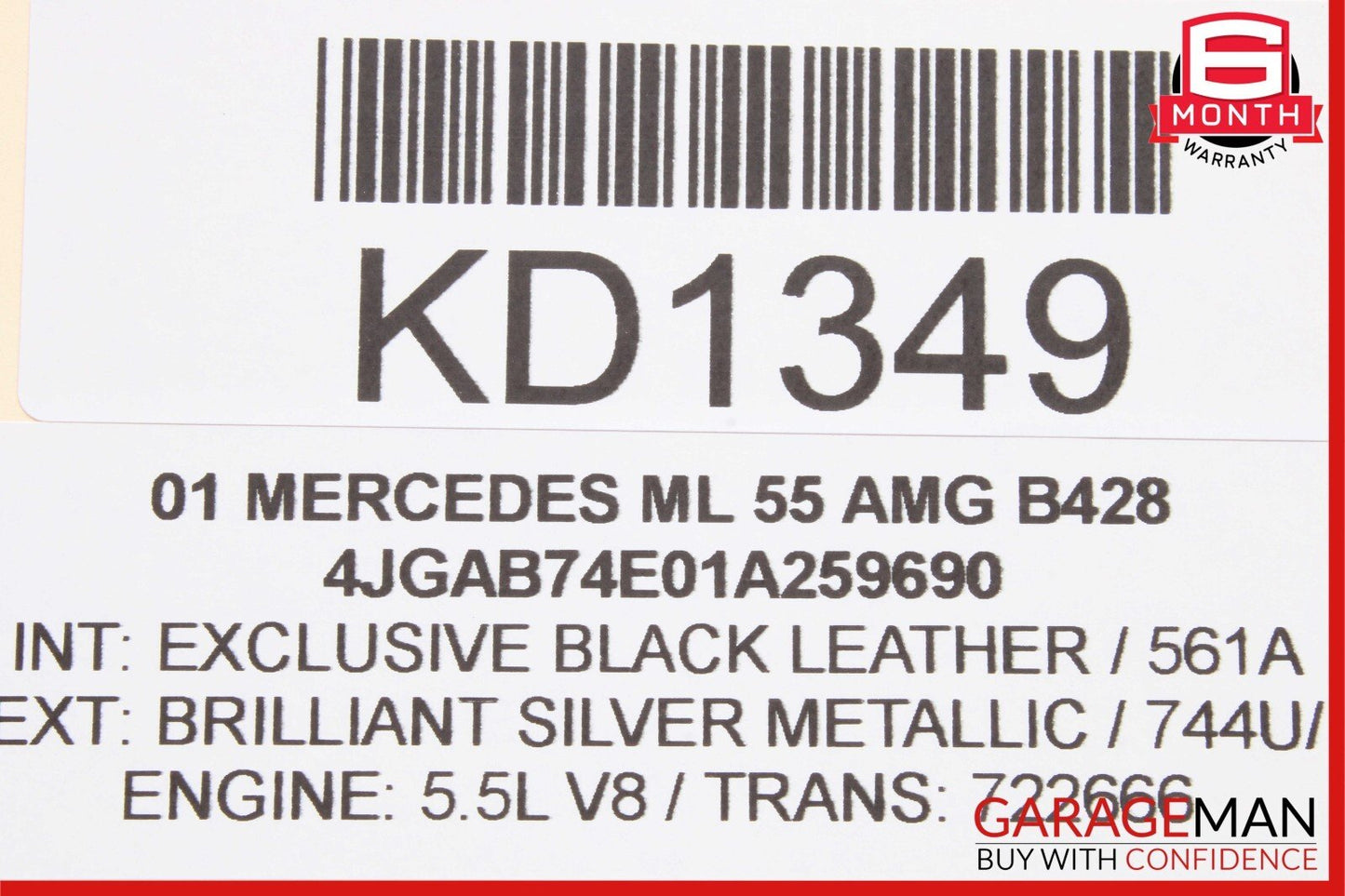 98-05 Mercedes W163 ML350 ML55 AMG Front Left Or Right Seat Control Module OEM