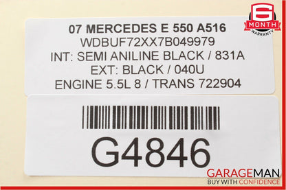 03-09 Mercedes W211 E550 E63 AMG Front Right Side Door Control Module Unit OEM