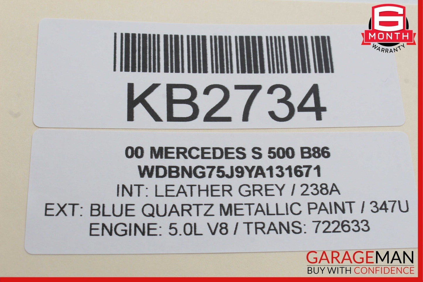 00-06 Mercedes W220 S500 CL500 CL600 PDC Parktronic Distance Control Module OEM