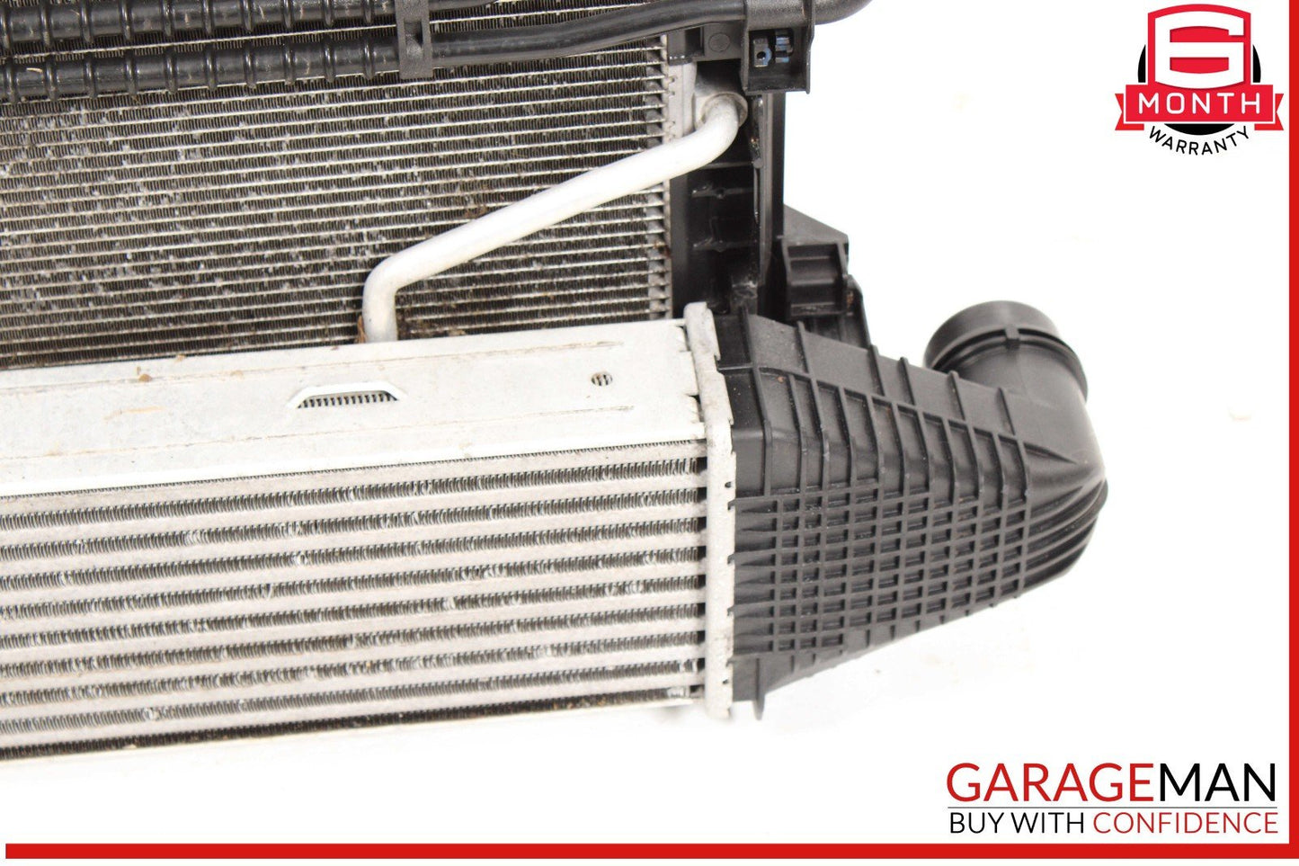 12-15 Mercedes W204 C250 Engine Motor Cooling Radiator A/C AC Condenser Assembly