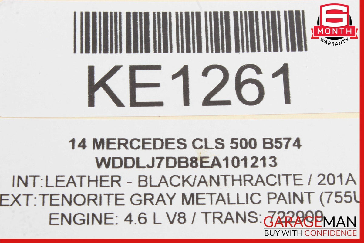 11-20 Mercedes W221 S550 E550 CLS550 Left Side Engine Cylinder Head Valve Cover