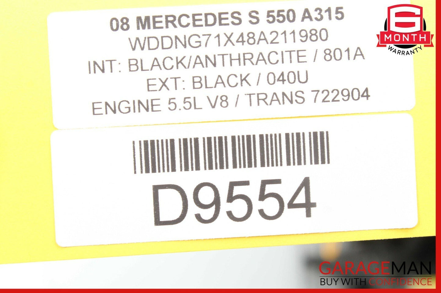 07-13 Mercedes W221 S550 CL550 Instrument Cluster Control Switch 2218701758 OEM