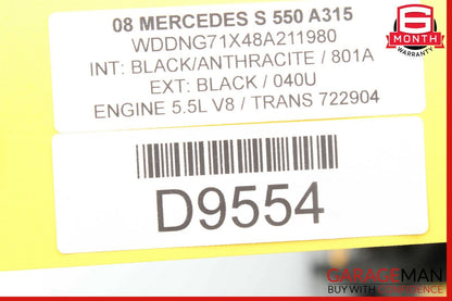 07-13 Mercedes W221 S550 CL550 Instrument Cluster Control Switch 2218701758 OEM