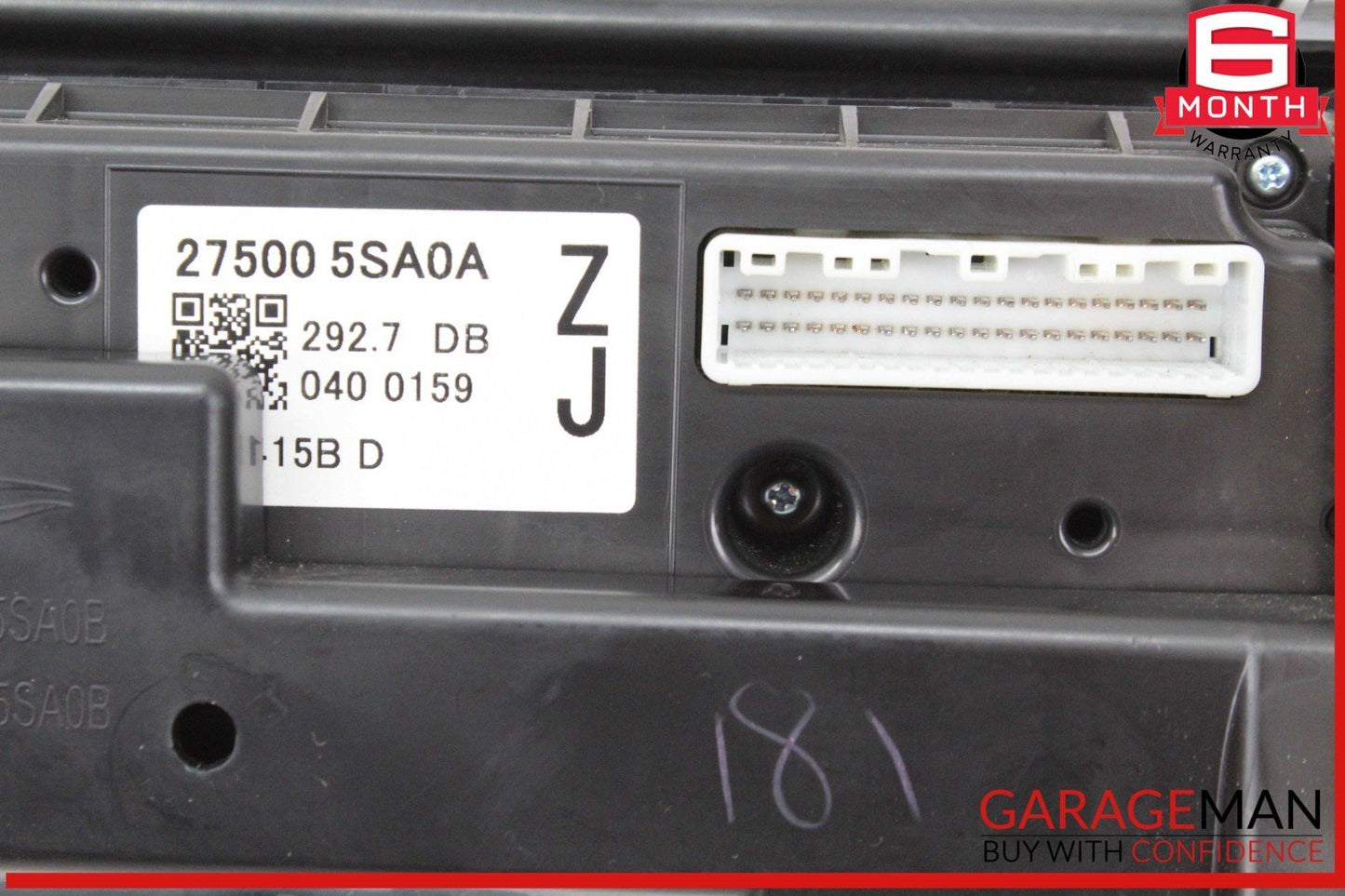 18-24 Nissan Leaf Front AC Heater Temperature Climate Control Switch Panel OEM
