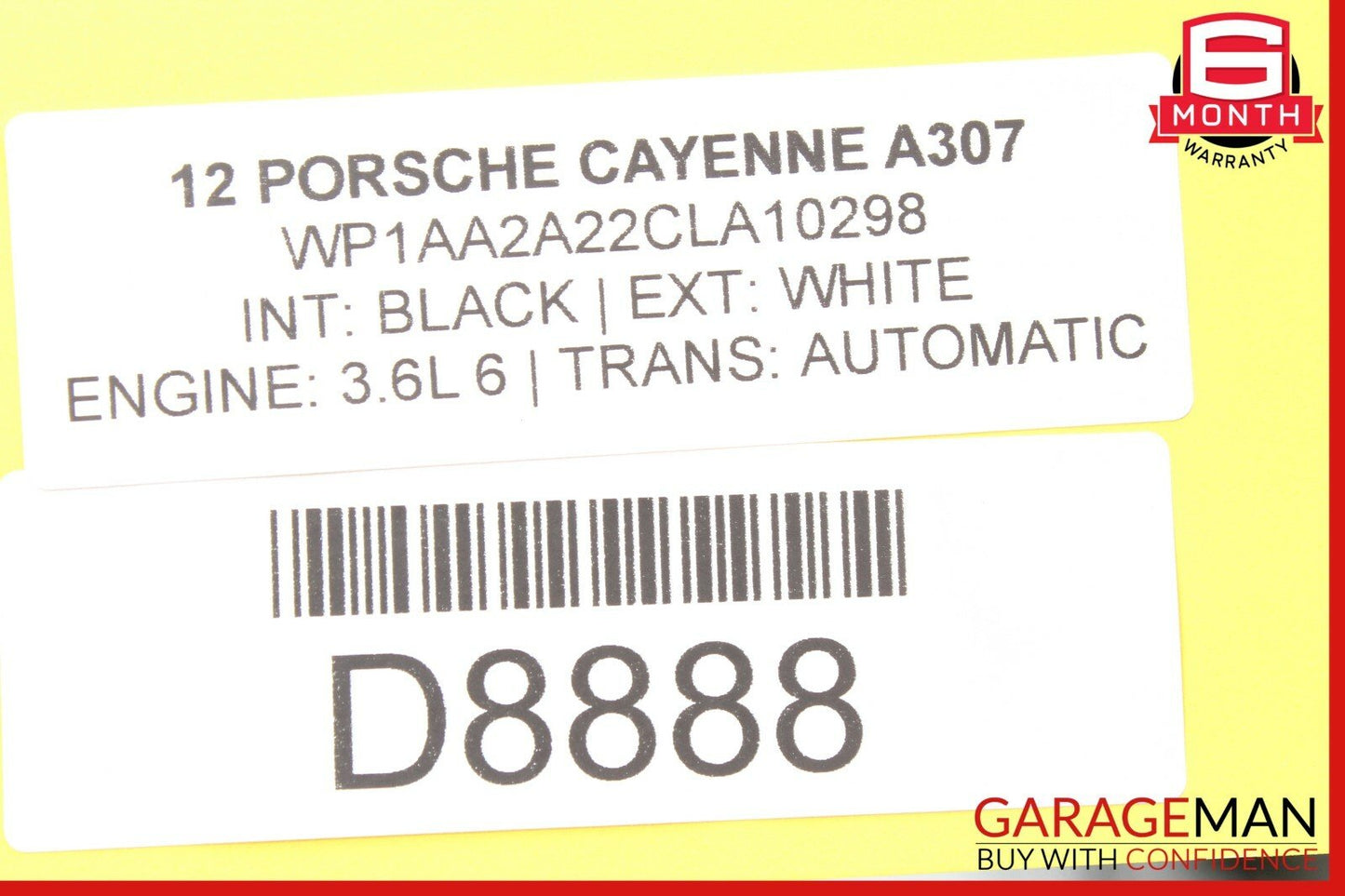 10-15 Porsche Cayenne Panamera Multifunction Steering Wheel Assembly Black OEM