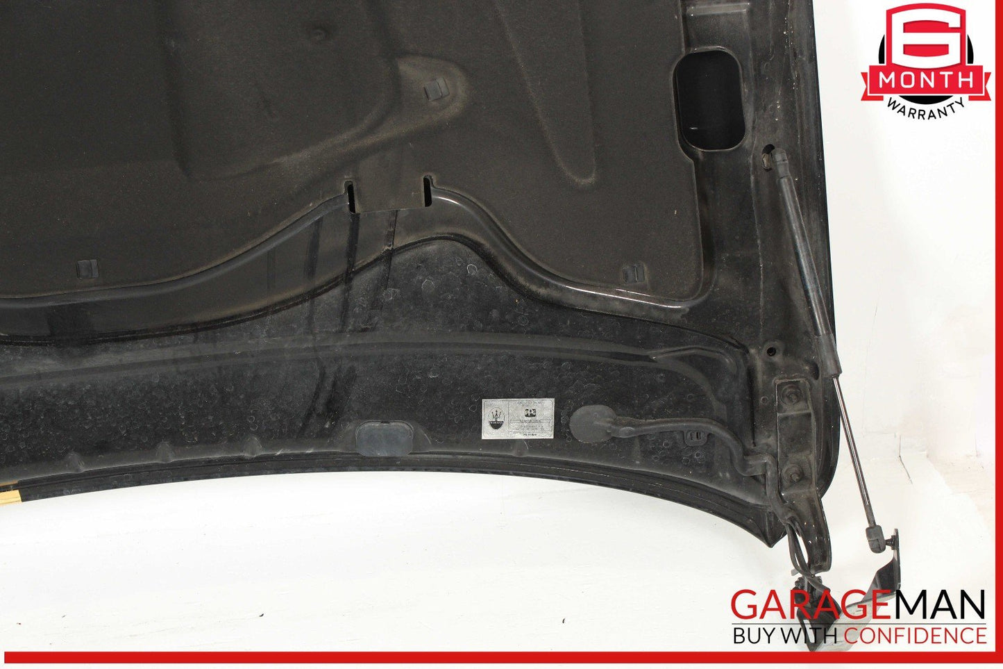14-17 Maserati Ghibli Hood Bonnet Panel Assembly Black OEM