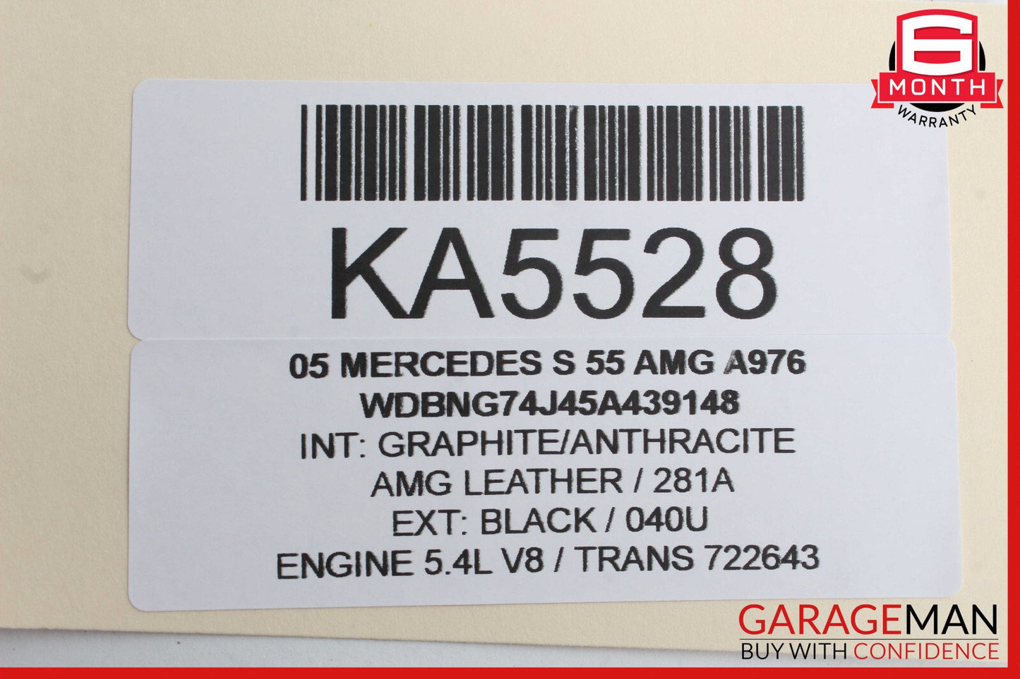 Mercedes W220 S55 CL55 AMG Rear Hydraulic Suspension Valve Block OEM