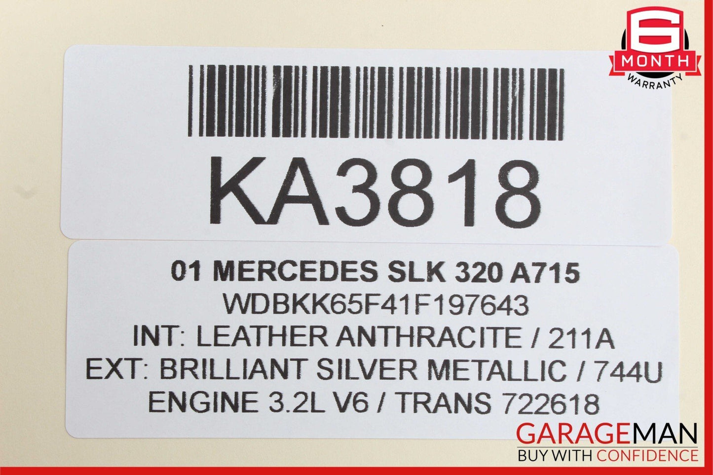 98-04 Mercedes ML320 C320 E320 SLK320 Engine Lower Oil Pan