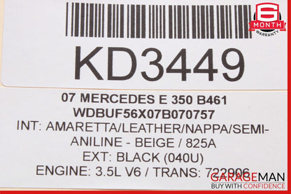 03-09 Mercedes W211 E350 E550 E63 AMG Rear Left Side Door Control Module Unit