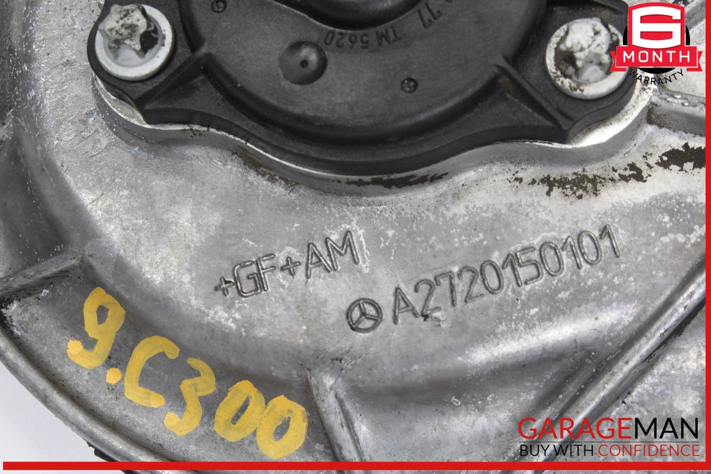 05-13 Mercedes W204 C300 E350 Front Right Engine Timing Chain Cover Plate OEM