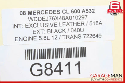 07-14 Mercedes W221 S550 CL550 Rear Right Lower Control Arm 1403521205 OEM