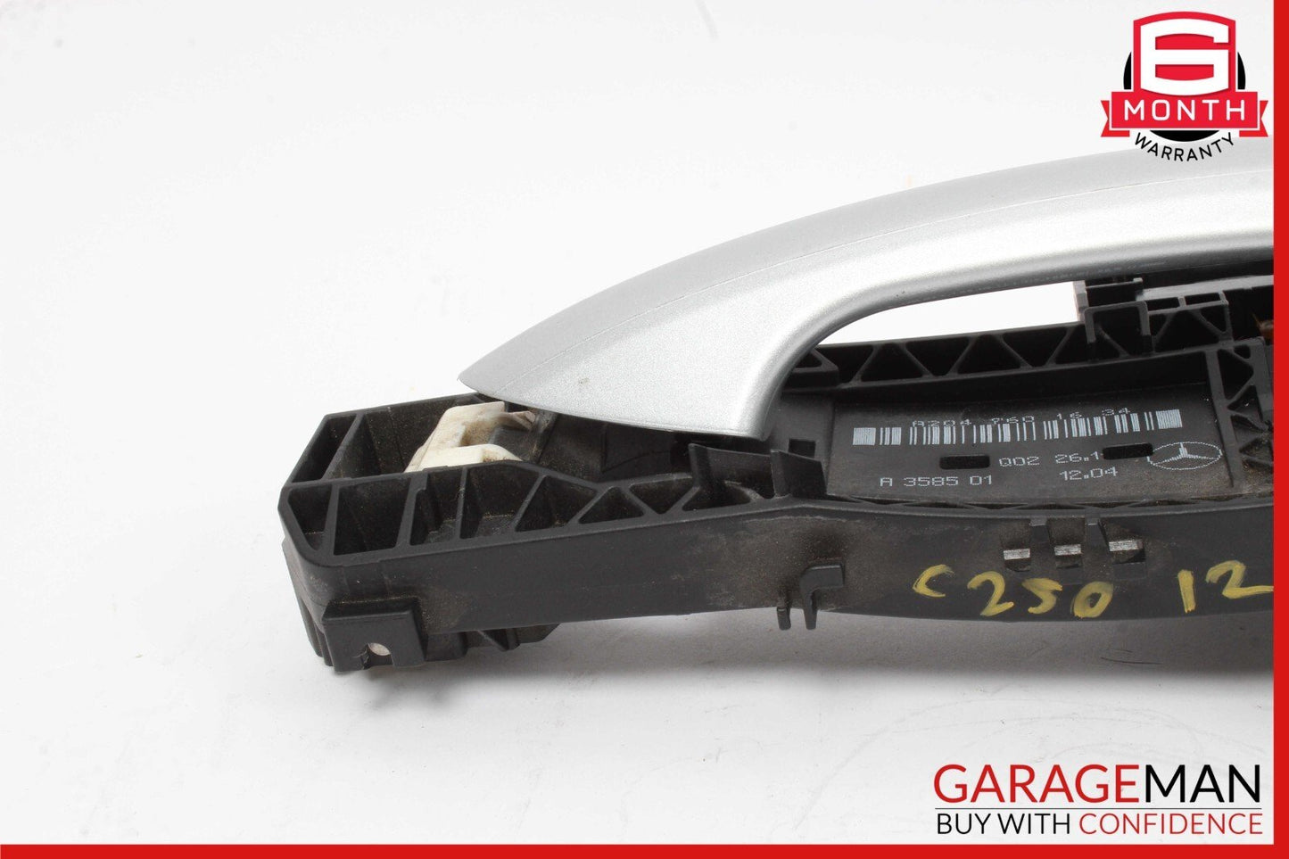 12-14 Mercedes W204 C250 Sedan Right Side Exterior Door Handle Iridium Silver