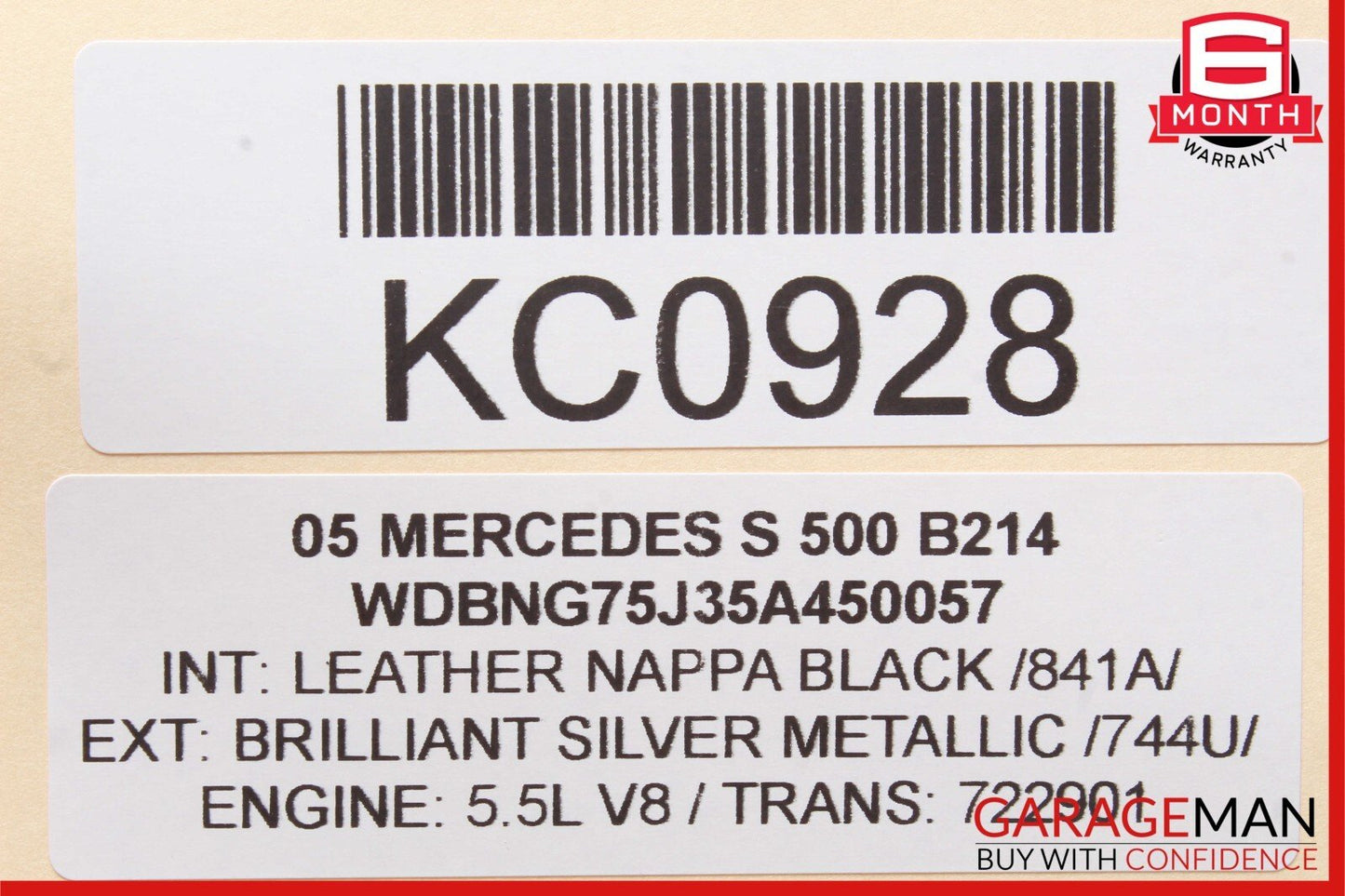 03-06 Mercedes W220 S500 S55 AMG Dashboard Center Switch ESP Hazard Door Lock