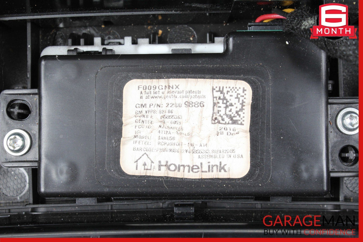 17-20 Cadillac XT5 Front Center Upper Reading Dome Light Lamp 22809886 OEM