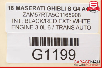 14-17 Maserati Ghibli Dash Headlight Ambient Light Dimmer Switch Control OEM
