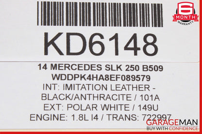 10-20 Mercedes R172 SLK250 SLC43 AMG Front SAM Relay Fuse Junction Box Assembly