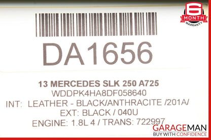 12-14 Mercedes R172 SLK250 Front Left Keyless Go Door Handle w/ Latch Actuator