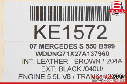 07-14 Mercedes CL550 S550 Front Left Side RWD Wheel Spindle Knuckle Hub Bearing