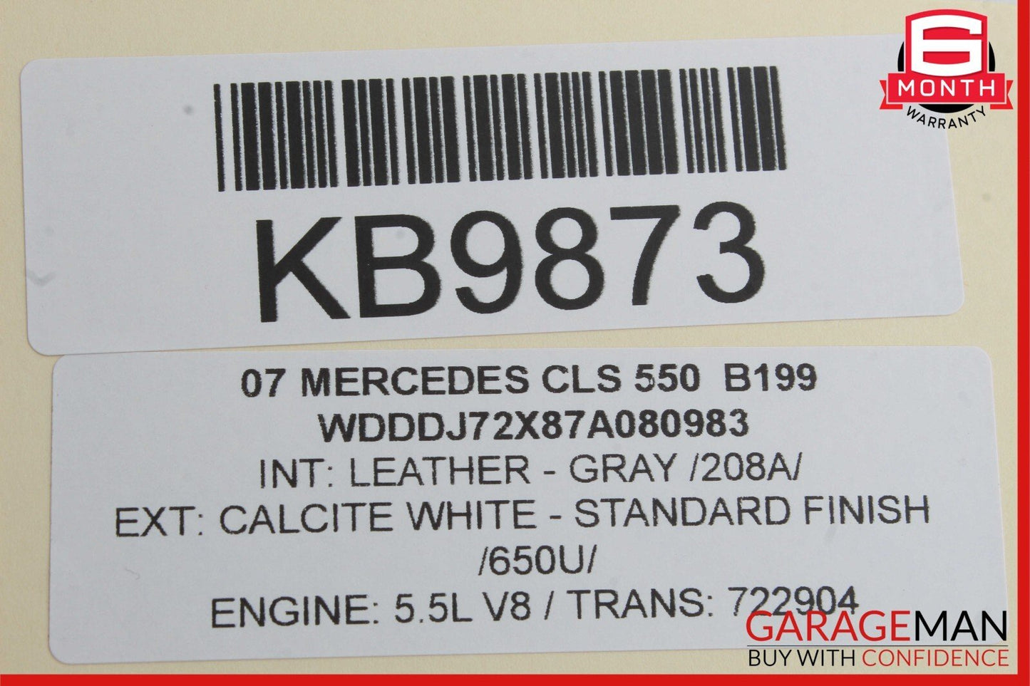 06-11 Mercedes W219 CLS550 CLS55 Front Right Side Door Lock Latch Actuator OEM