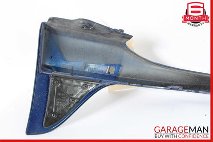 17-19 Porsche 911 Turbo S Front Lower Bumper Lid Cover Trim Panel Blue OEM