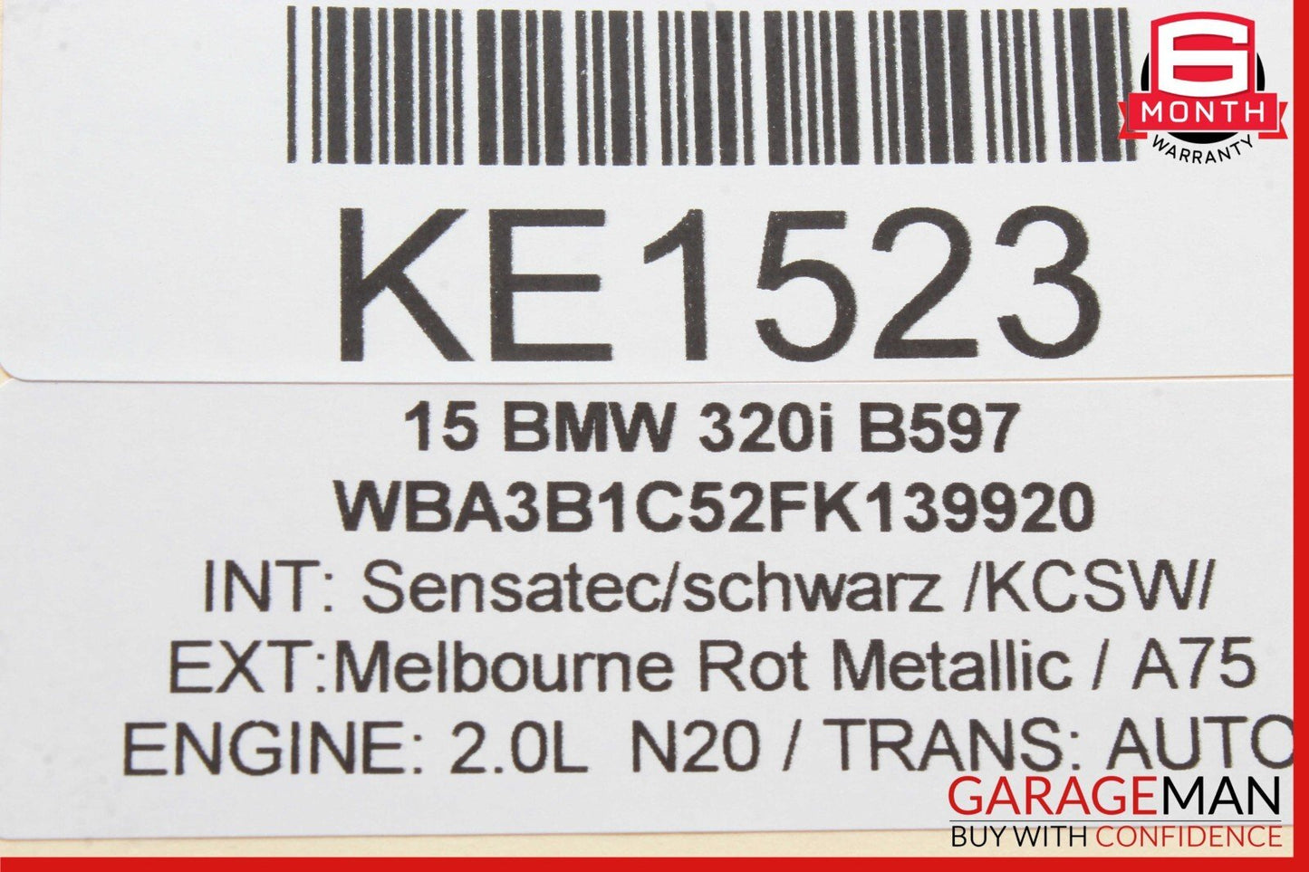 12-18 BMW F30 320i Front Left Side Power Seat Adjust Switch Control Module Unit