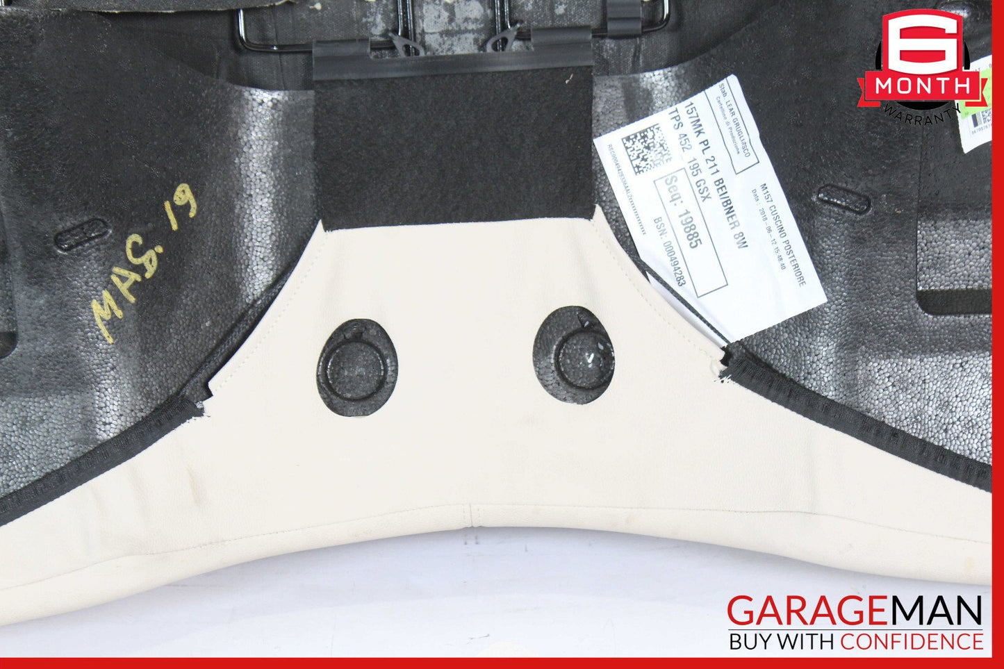 14-22 Maserati Ghibli M157 Rear Seat Cushion Lower Bottom OEM
