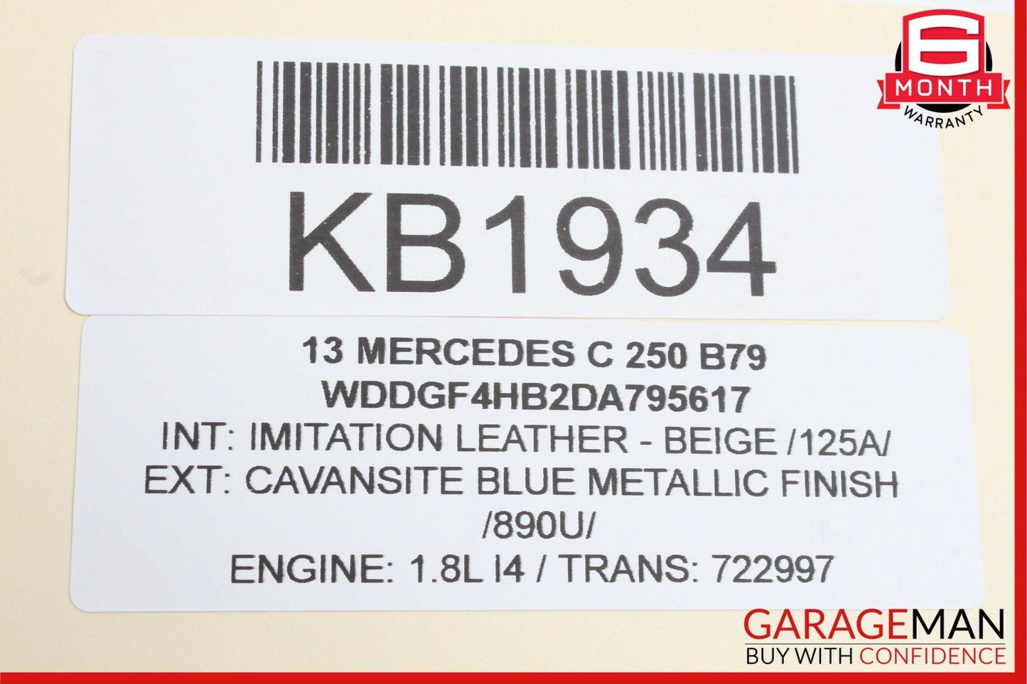 12-14 Mercedes W204 C350 C250 C63 AMG Rear SAM Module Relay Fuse Box Assembly
