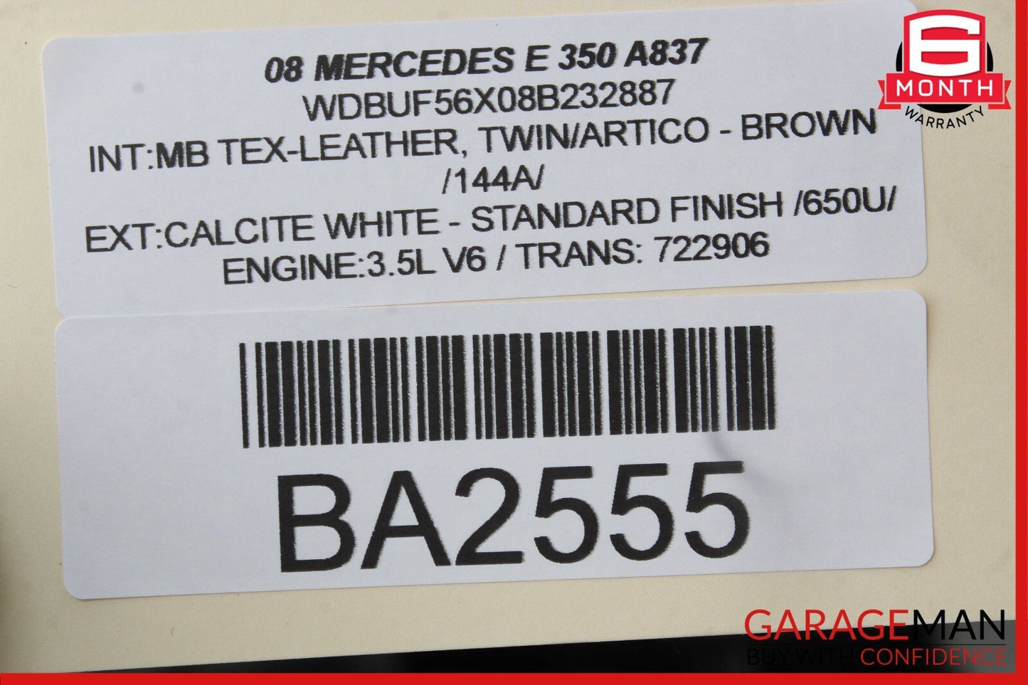 03-09 Mercedes W211 E350 E55 AMG Front Right Side Tweeter Speaker Cover Brown