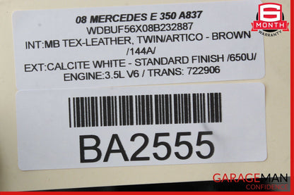 03-09 Mercedes W211 E350 E55 AMG Front Right Side Tweeter Speaker Cover Brown