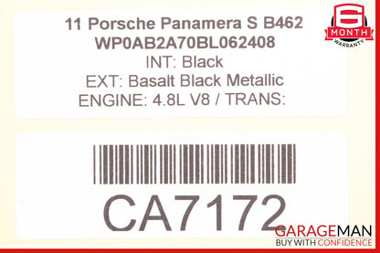 10-16 Porsche Panamera 970 Engine Trim Cover Panel 7PP130114 OEM
