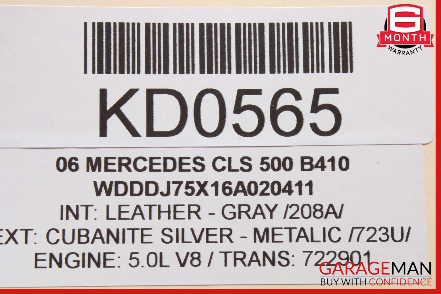 06-11 Mercedes W219 CLS500 CLS550 Rear Left Side Door Control Module Unit OEM